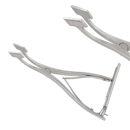 Lambardi Femoral Tibial Spreader, Small, Grooved Pads 22 × 13 mm, 18 cm