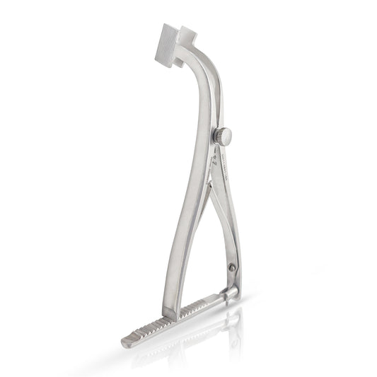 Lambardi Femoral Tibial Spreader, Small, Grooved Pads 22 × 13 mm, 18 cm