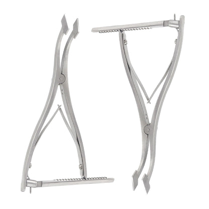 Lambardi Femoral Tibial Spreader | Grooved & Diamond Cut Pads 22x13mm