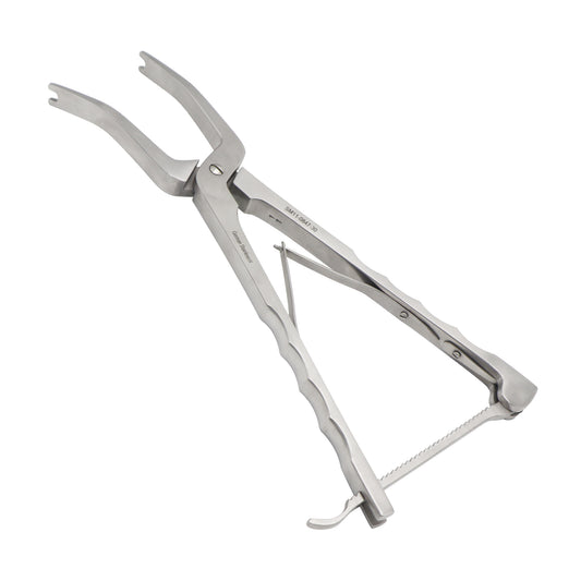 Compression Forceps 30cm (12") – Leaf Spring Long Ratchet for Screw & Rods