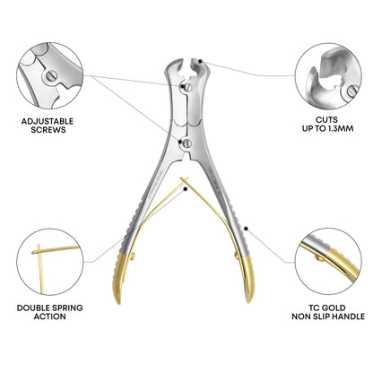 Front End Wire Cutting Plier TC Gold – 15cm / 6" | Cuts Up to 1.3mm