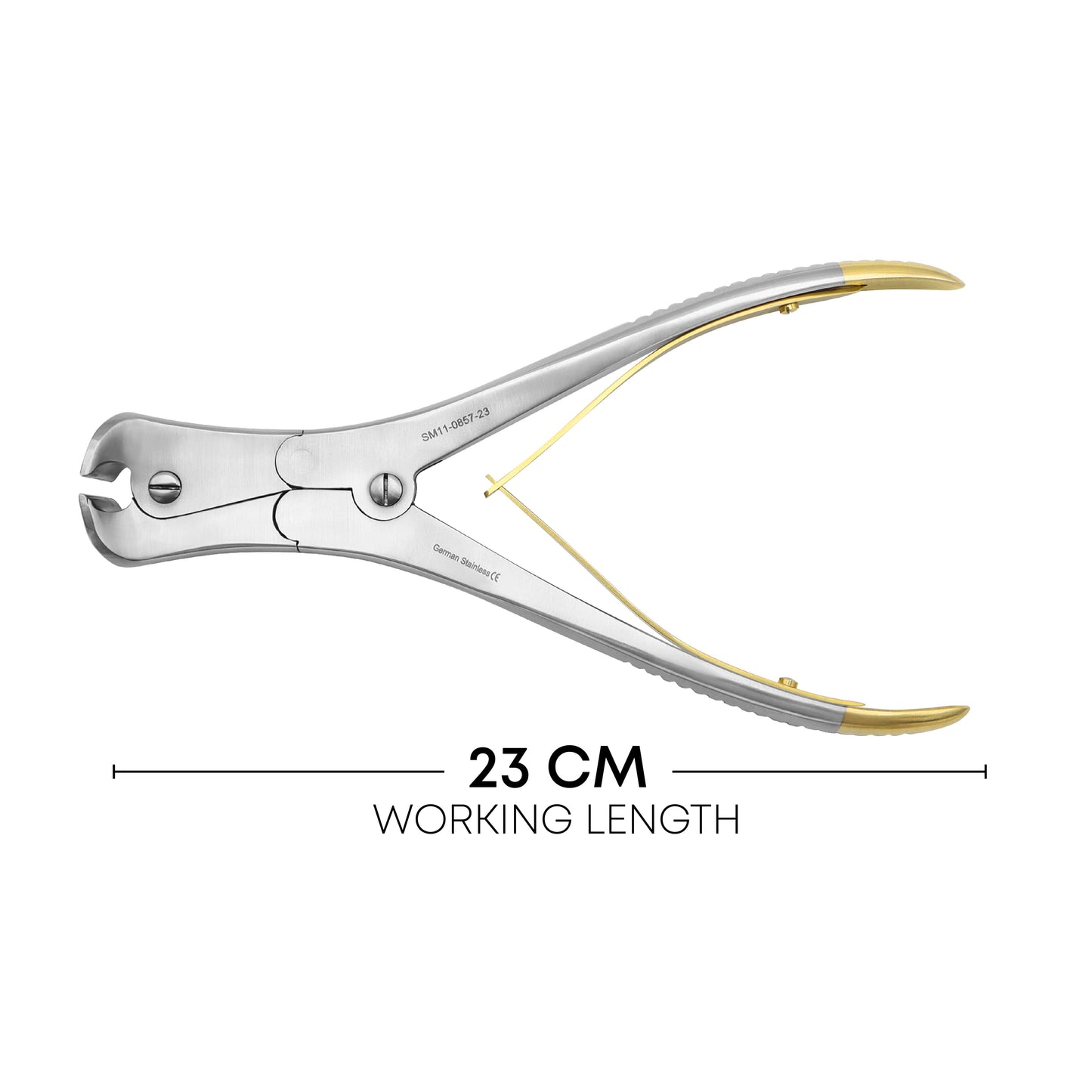 Wire Cutting Plier Gold Handle 23cm – Double Spring Orthopedic Surgical Cutter