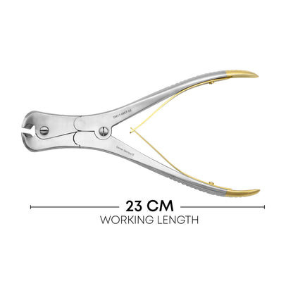 Wire Cutting Plier Gold Handle 23cm – Double Spring Orthopedic Surgical Cutter