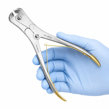 Wire Cutting Plier Gold Handle 23cm – Double Spring Orthopedic Surgical Cutter