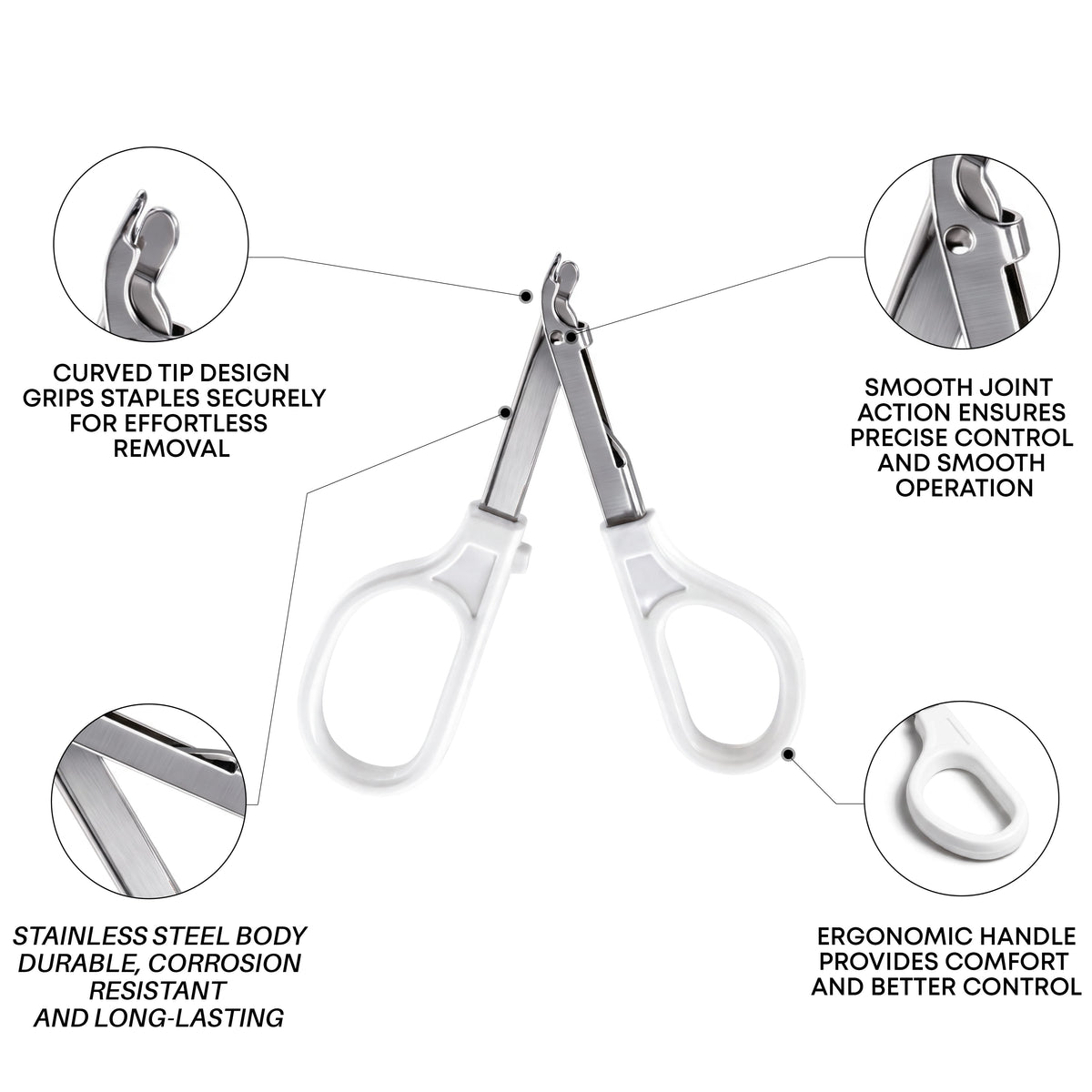 Disposable Skin Staple Remover – Sterile Surgical Staple Removal Tool