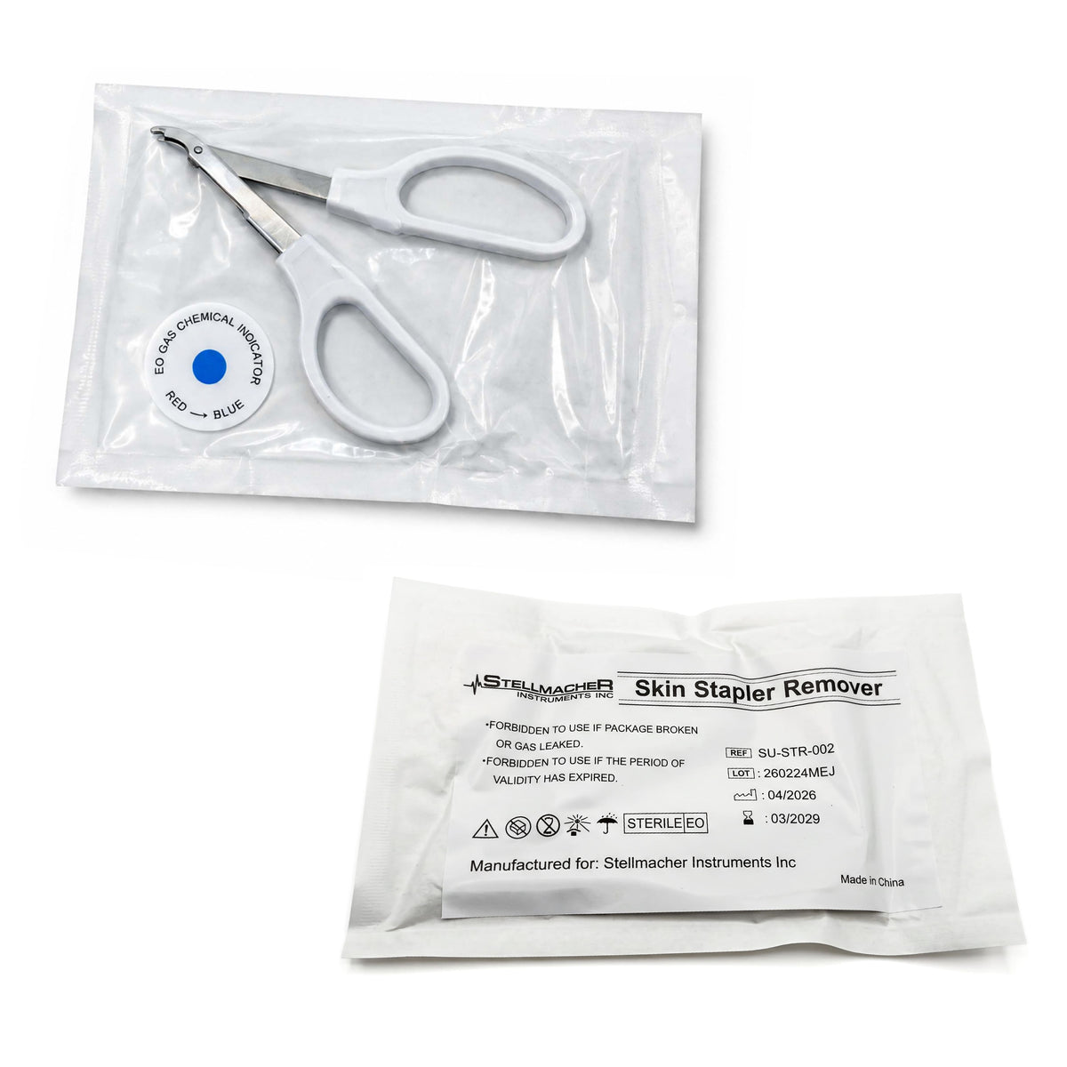 Disposable Skin Staple Remover – Sterile Surgical Staple Removal Tool