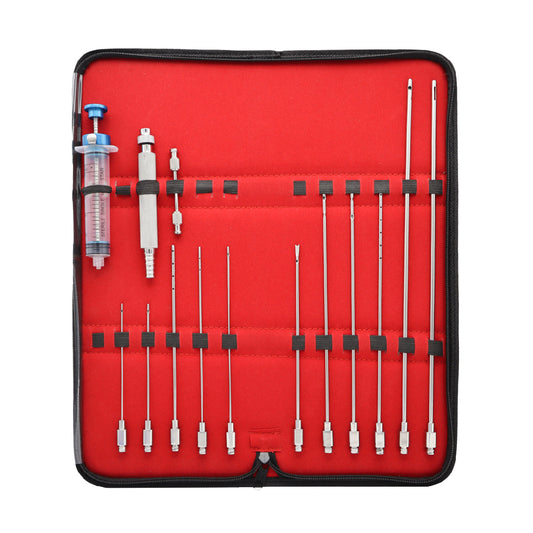 14 Pcs Liposuction Cannulas Sets - Stellmacher Instruments inc.