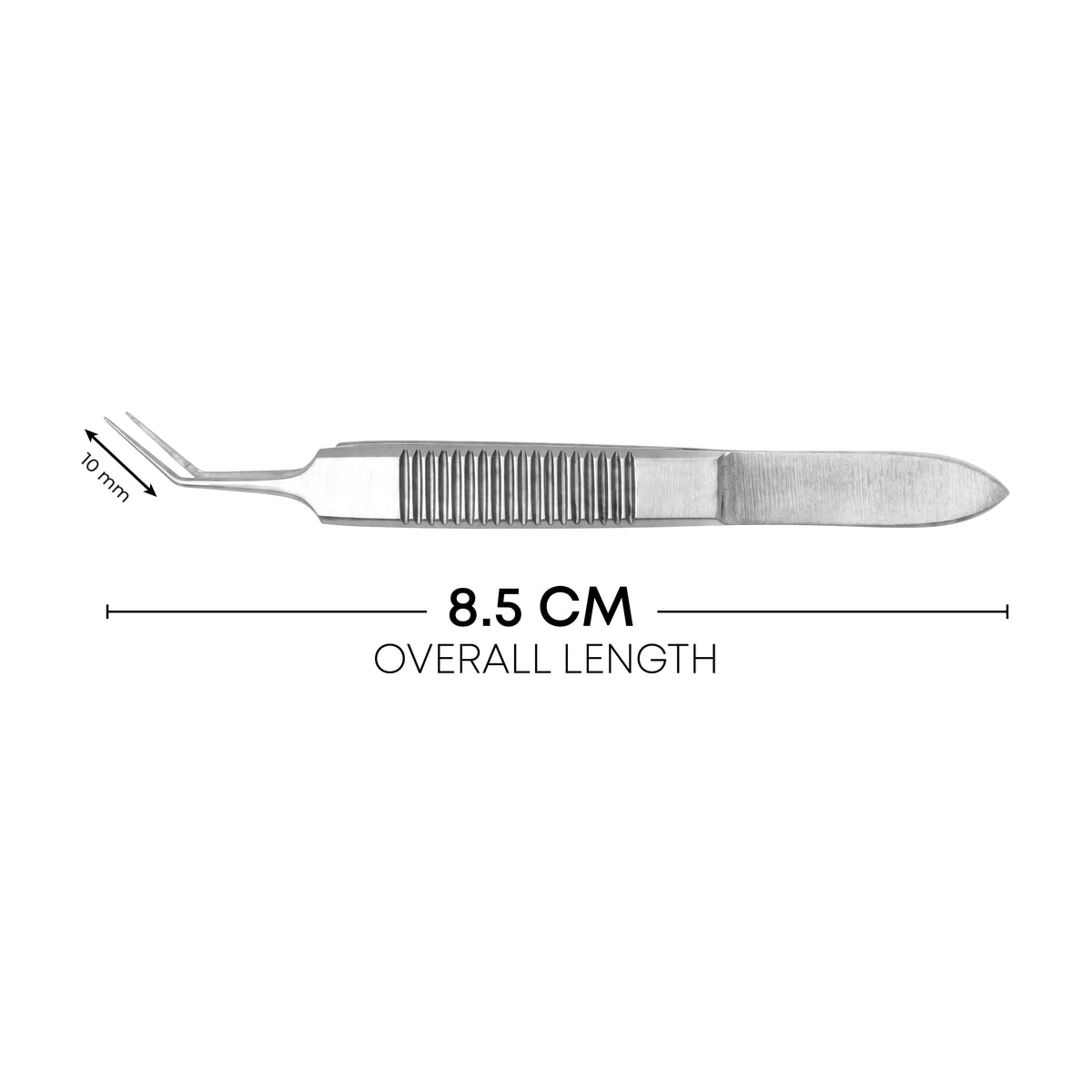 Bechert-McPherson Forceps – Angled 10 mm, 85 mm