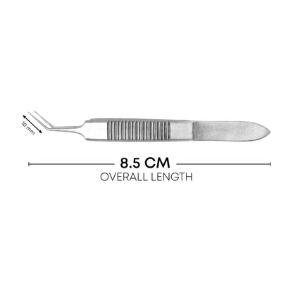 Bechert-McPherson Forceps – Angled 10 mm, 85 mm