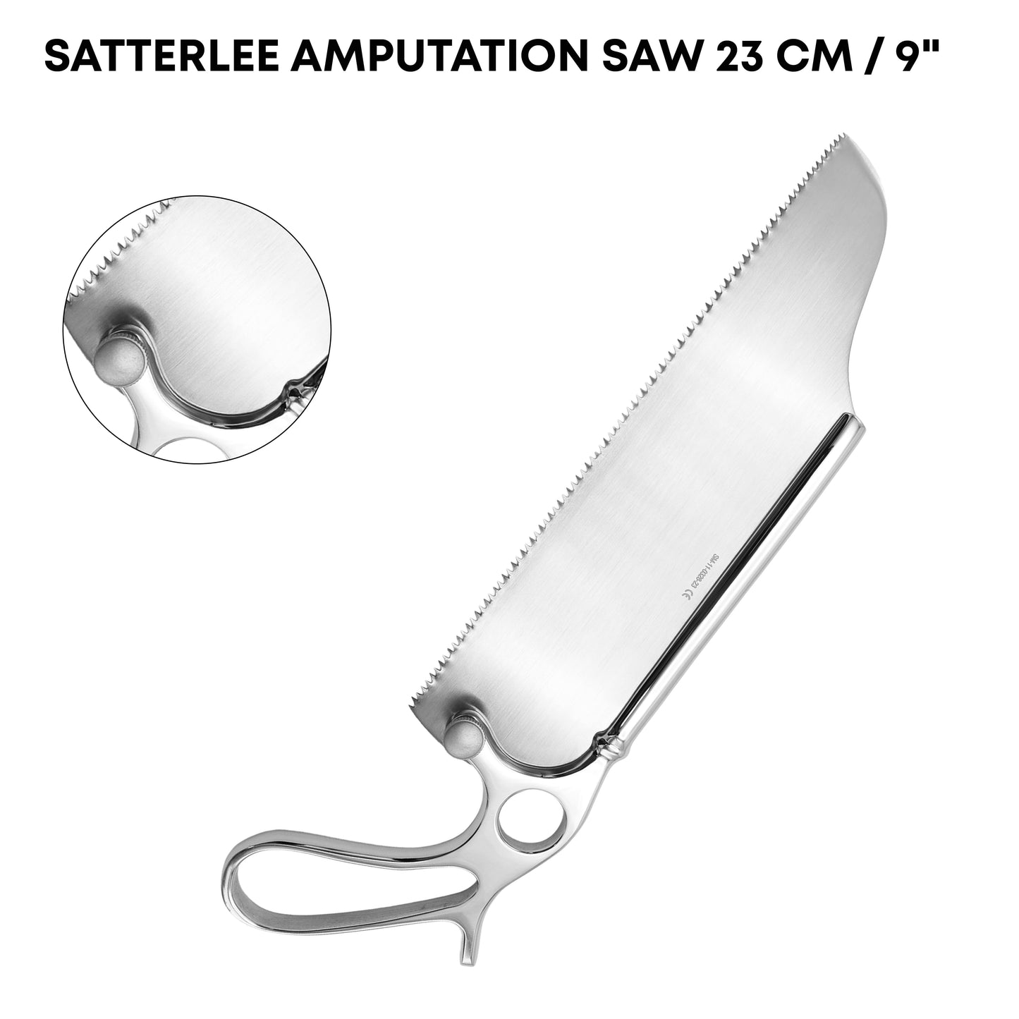 Satterlee Amputation Saw 23cm / 9" – Orthopedic Bone Saw