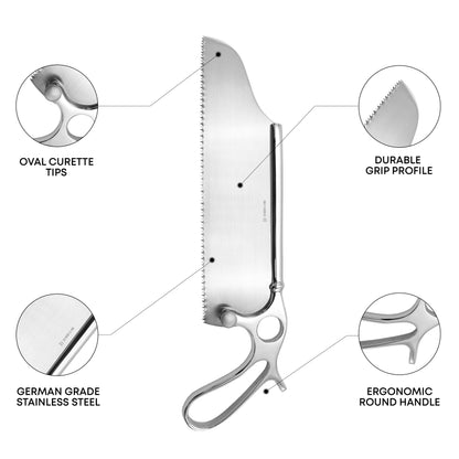 Satterlee Amputation Saw 23cm / 9" – Orthopedic Bone Saw