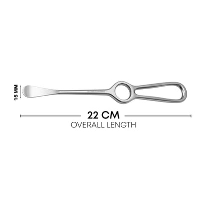 Sedillot Periosteal Elevator 22cm / 8¾" – 15mm Tip Orthopedic Surgical Instrument