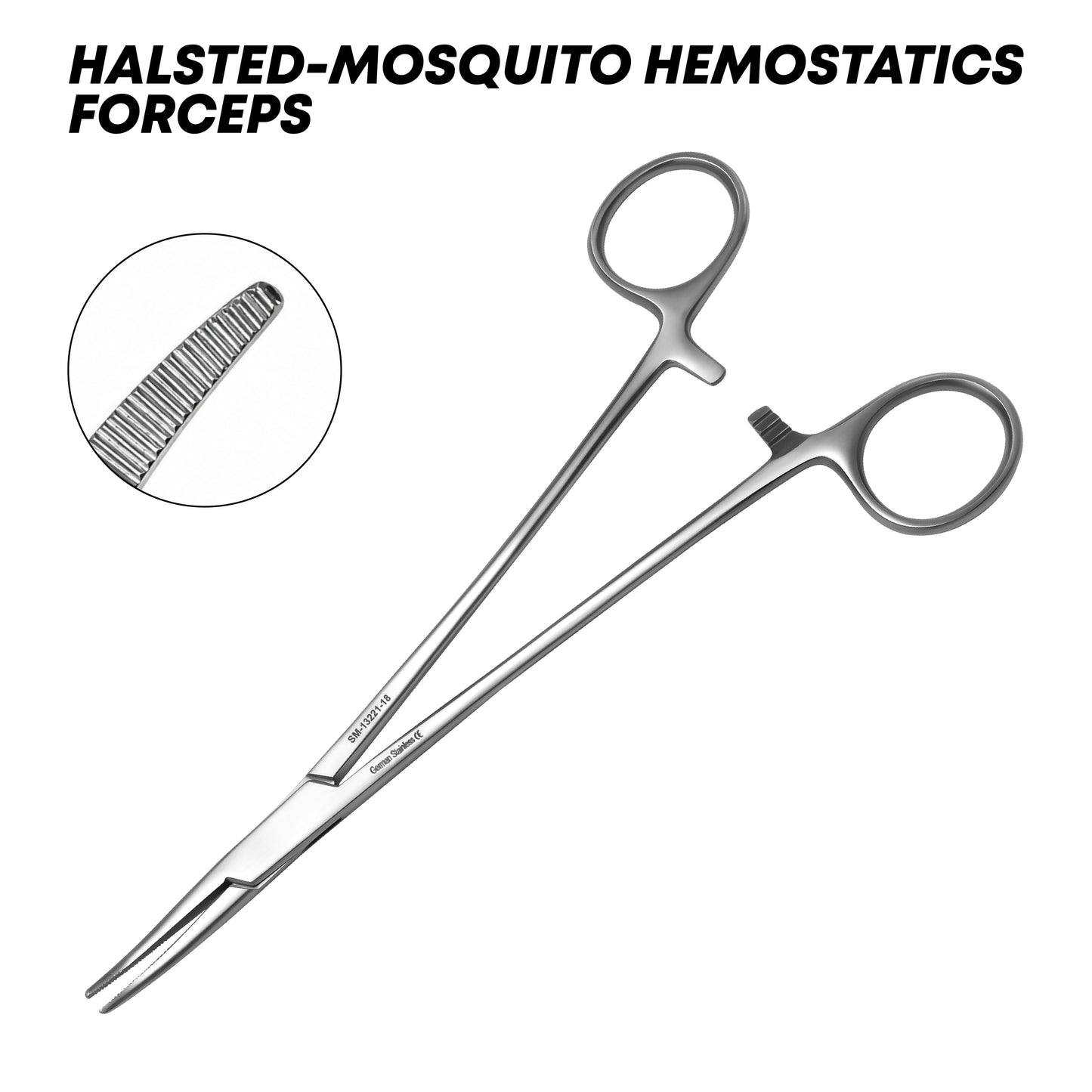 Halsted-Mosquito Hemostatic Forceps – Straight 18cm / 7"