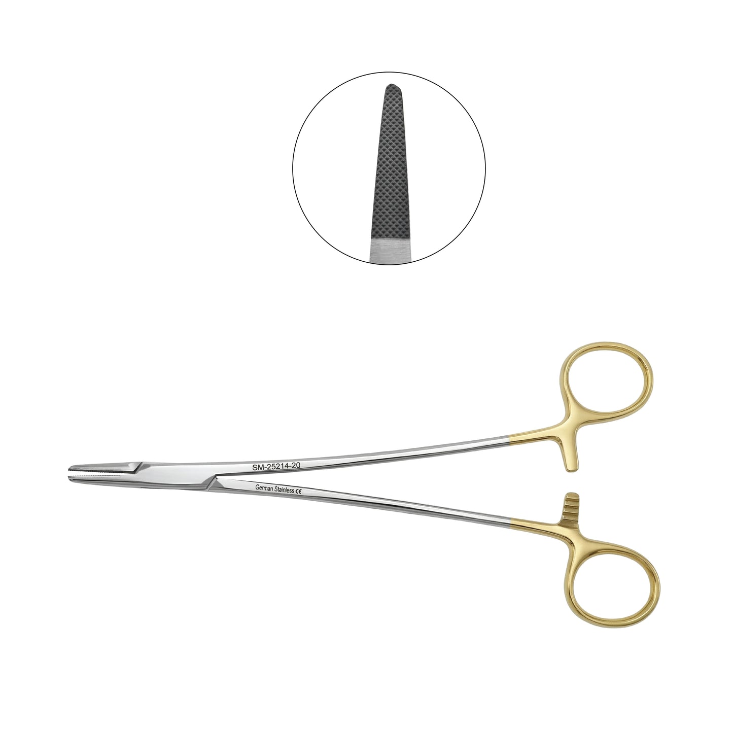 DeBakey Needle Holder with T/C Tip – 16cm & 20cm Surgical Instrument
