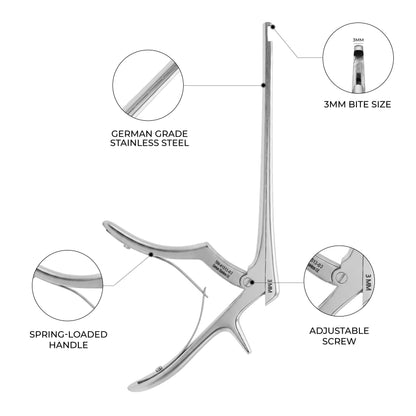Ferris-Smith-Kerrison Rongeur 3mm – 20cm, 90° Up | Spinal & Orthopedic Rongeur