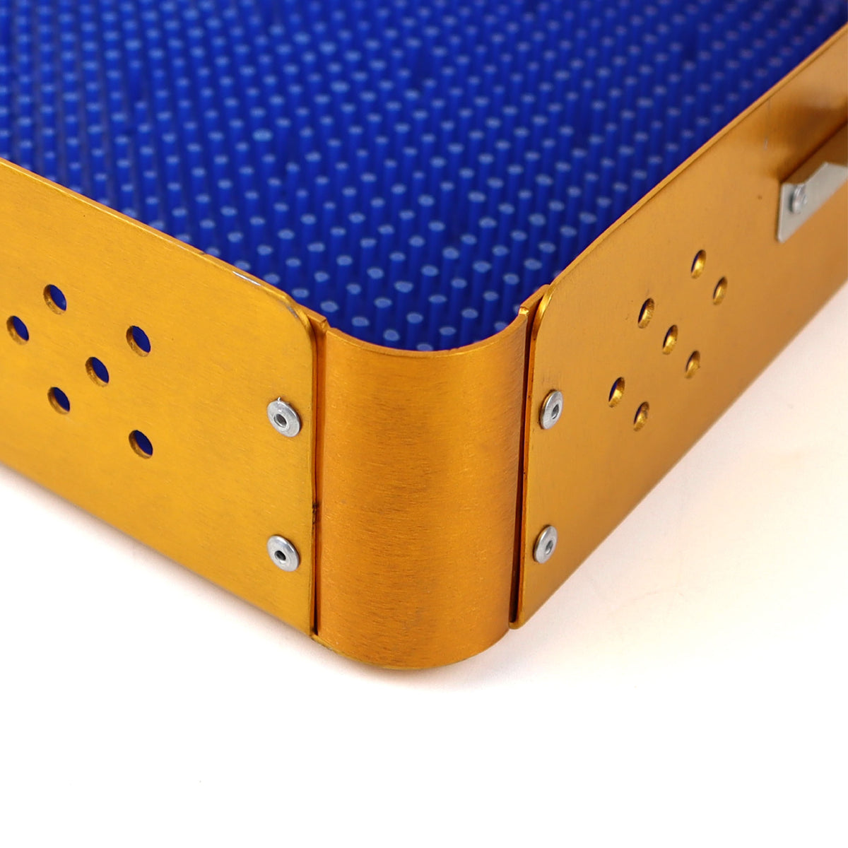 Slim Perforated Sterilization Container – 400 × 250 × 62 mm