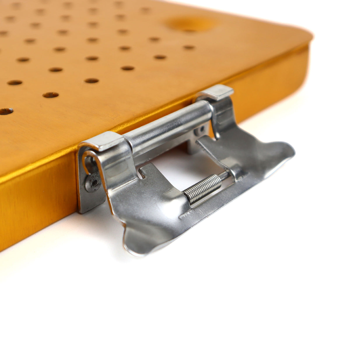 Slim Perforated Sterilization Container – 400 × 250 × 62 mm