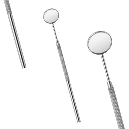 3-Piece Basic Dental Examination Set – Mirror, Explorer & College Pliers