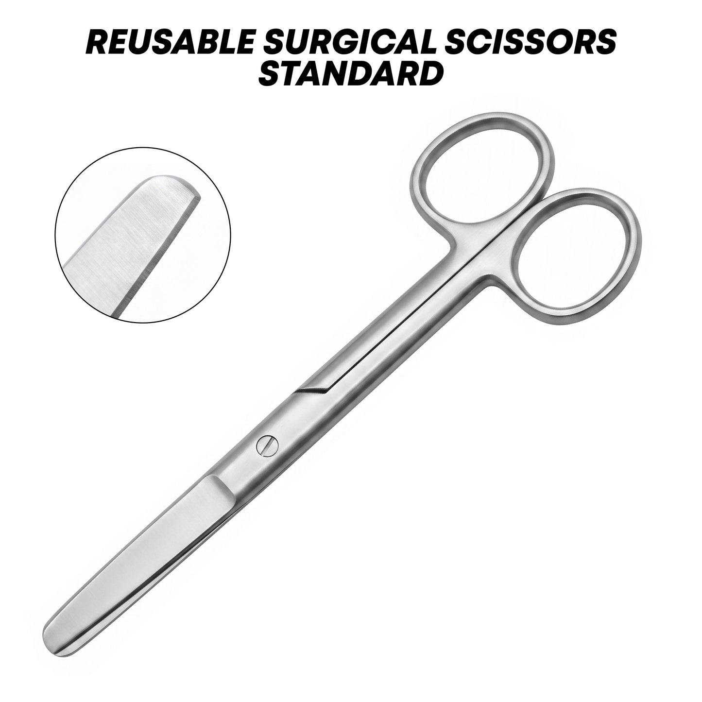 Reusable Standard Operating Scissors 14.5cm Straight – Blunt/Blunt
