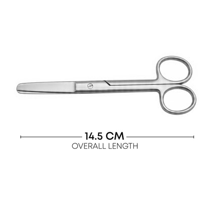 Reusable Standard Operating Scissors 14.5cm Straight – Blunt/Blunt