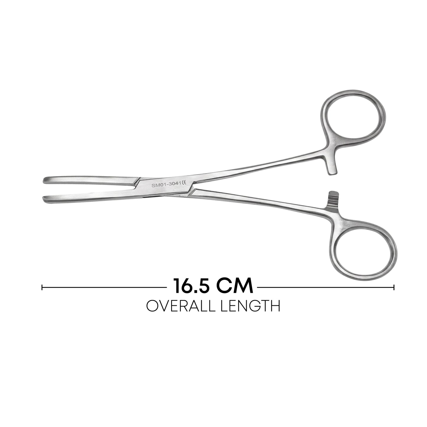 Tubing Clamp Forceps 16.5cm / 6½" – Smooth Jaw Ratchet Clamp