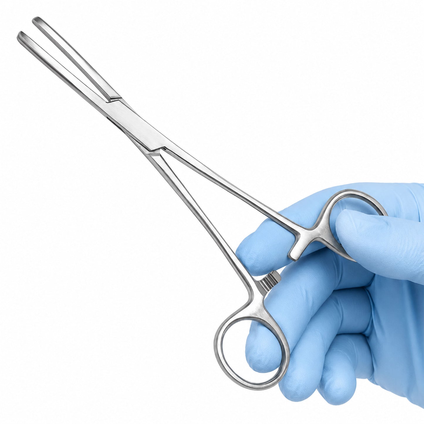 Tubing Clamp Forceps 16.5cm / 6½" – Smooth Jaw Ratchet Clamp