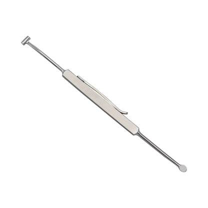 Schocket Scleral Depressor Double-Ended 137 mm – Teardrop & Bar Tips