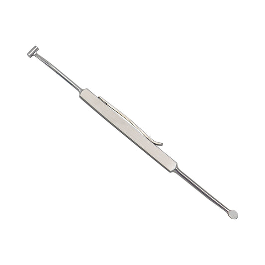 Scleral Depressor Double-Ended 137 mm – Teardrop & Bar Tips