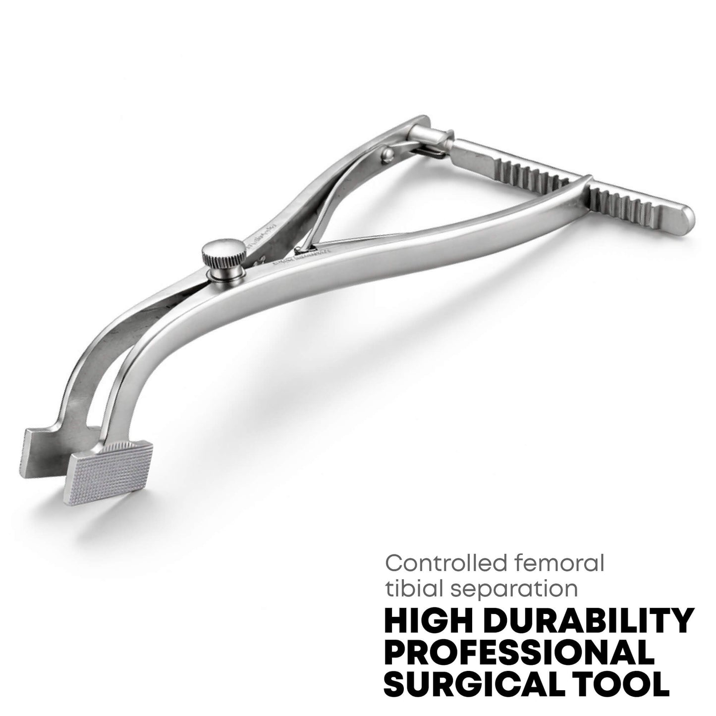 tibial spreader diamond cut pads 22x13mm close up