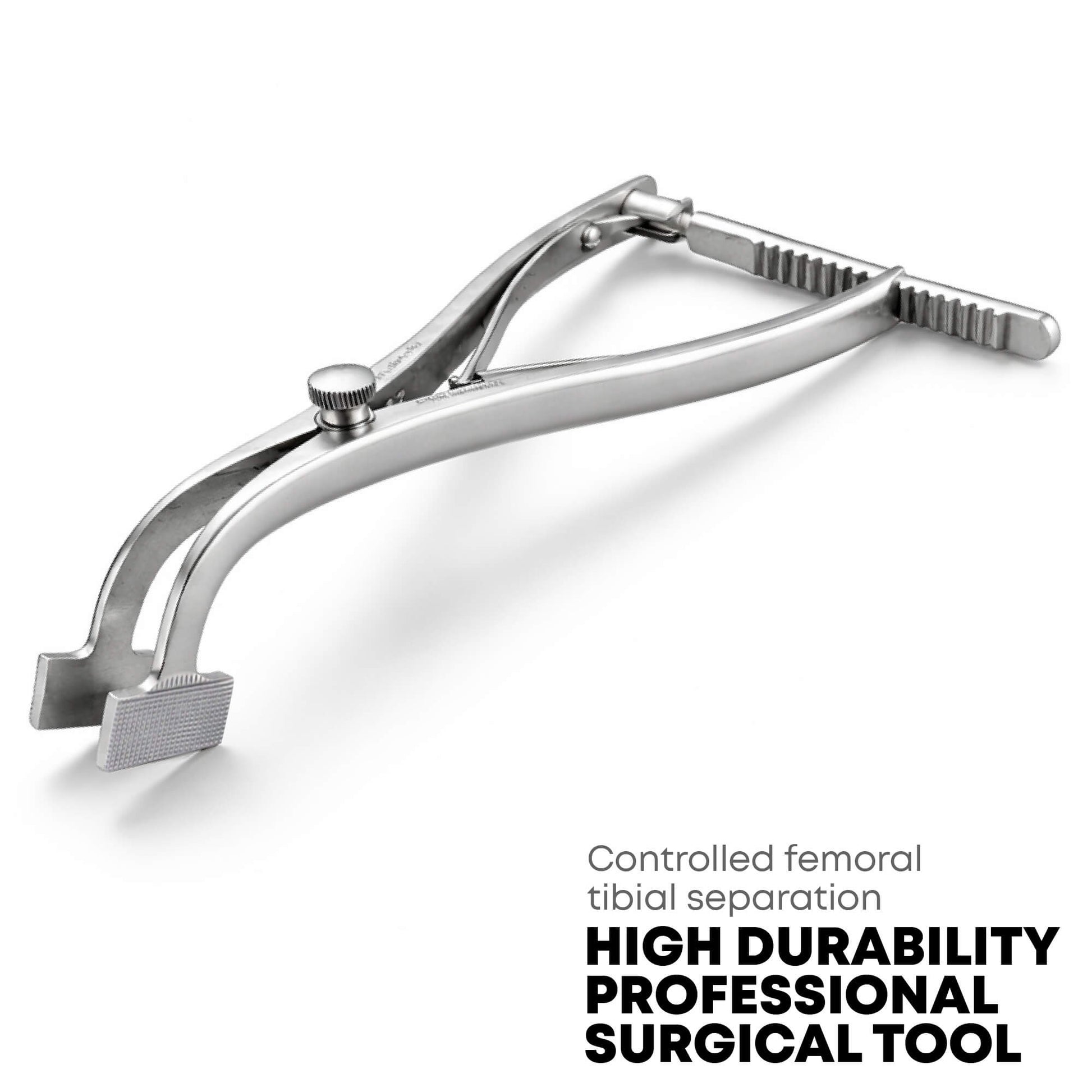 tibial spreader diamond cut pads 22x13mm close up