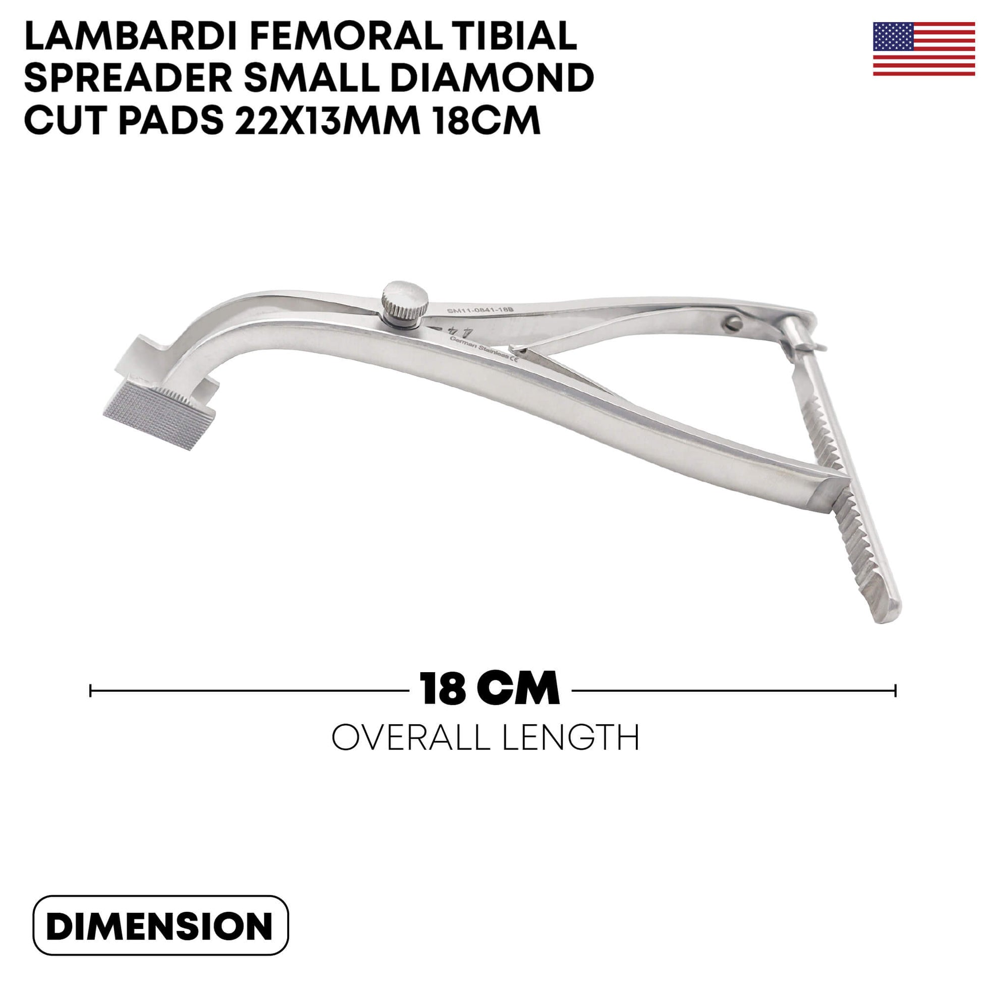 lambardi femoral tibial spreader for orthopedic surgery